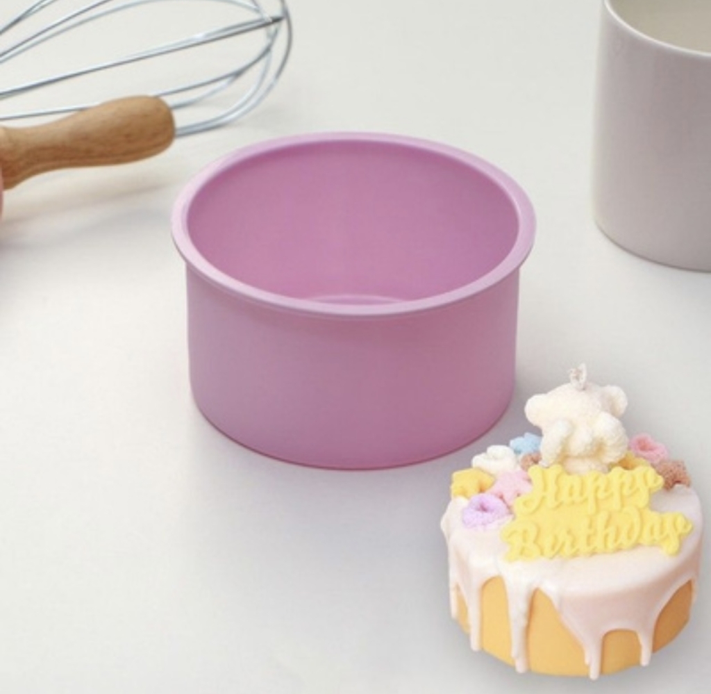 Силиконов кръгъл молд за свещи торта – 10.5 × 5.5 смАрт. №2511262 Материали за свещи Art, Home & Decor