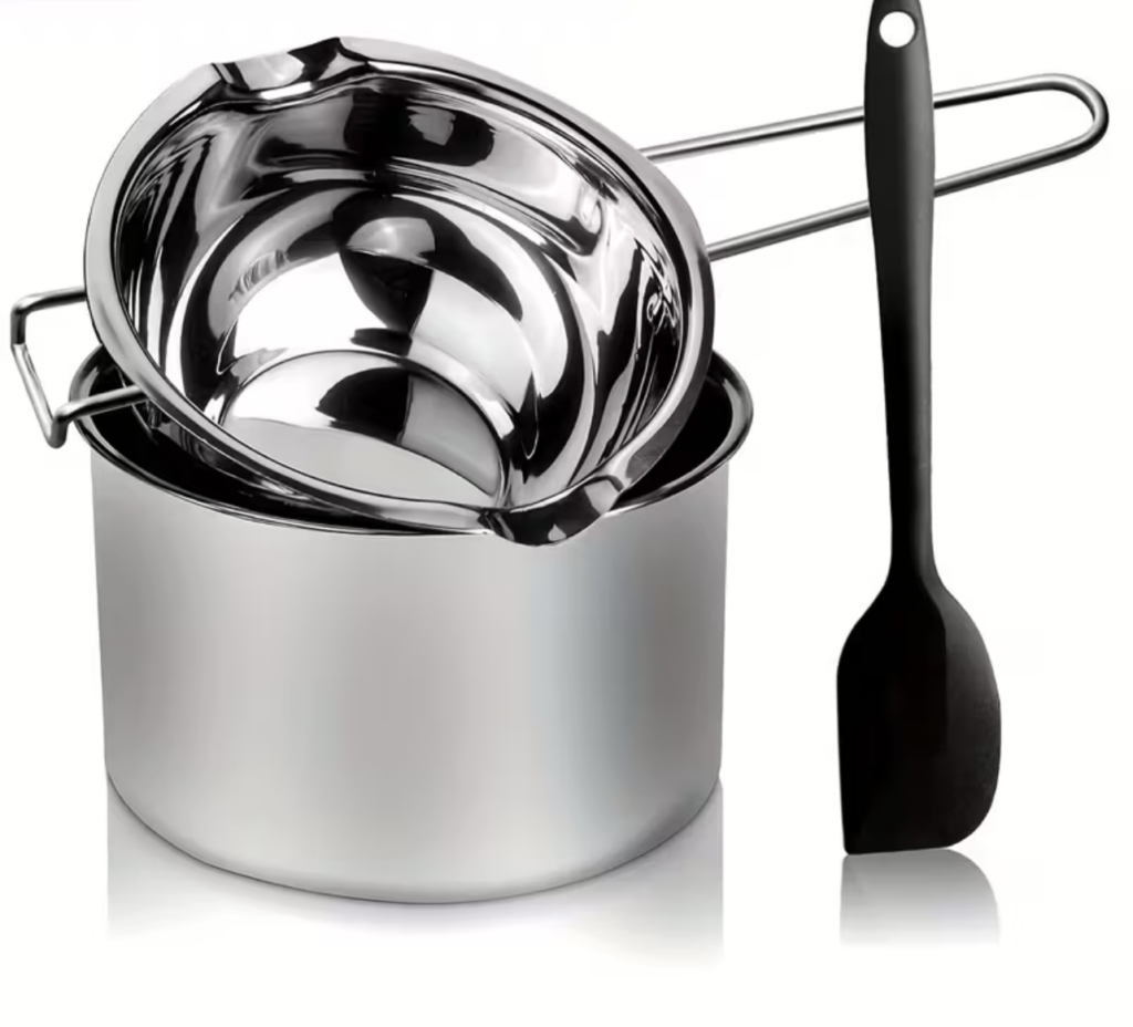 Комплект за Водна Баня + Силиконова шпатула Материали за сапуни Art, Home & Decor Комплект за Водна Баня + Силиконова шпатула Материали за сапуни Art, Home & Decor