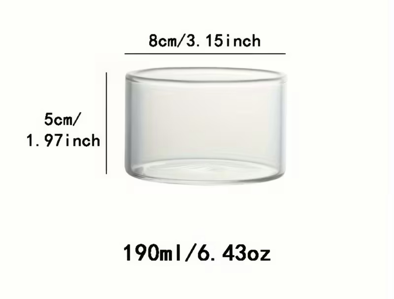 Стъклен съд Материали за свещи Art, Home & Decor 3 Стъклен съд - Image 2