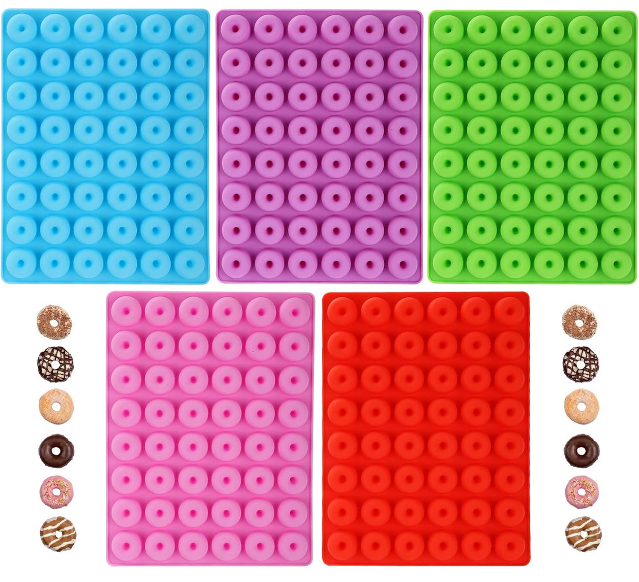 Силиконов молд „Мини понички“ – син-Art.№2511238 Материали за сапуни Art, Home & Decor 2 Силиконов молд „Мини понички“ – син-Art.№2511238