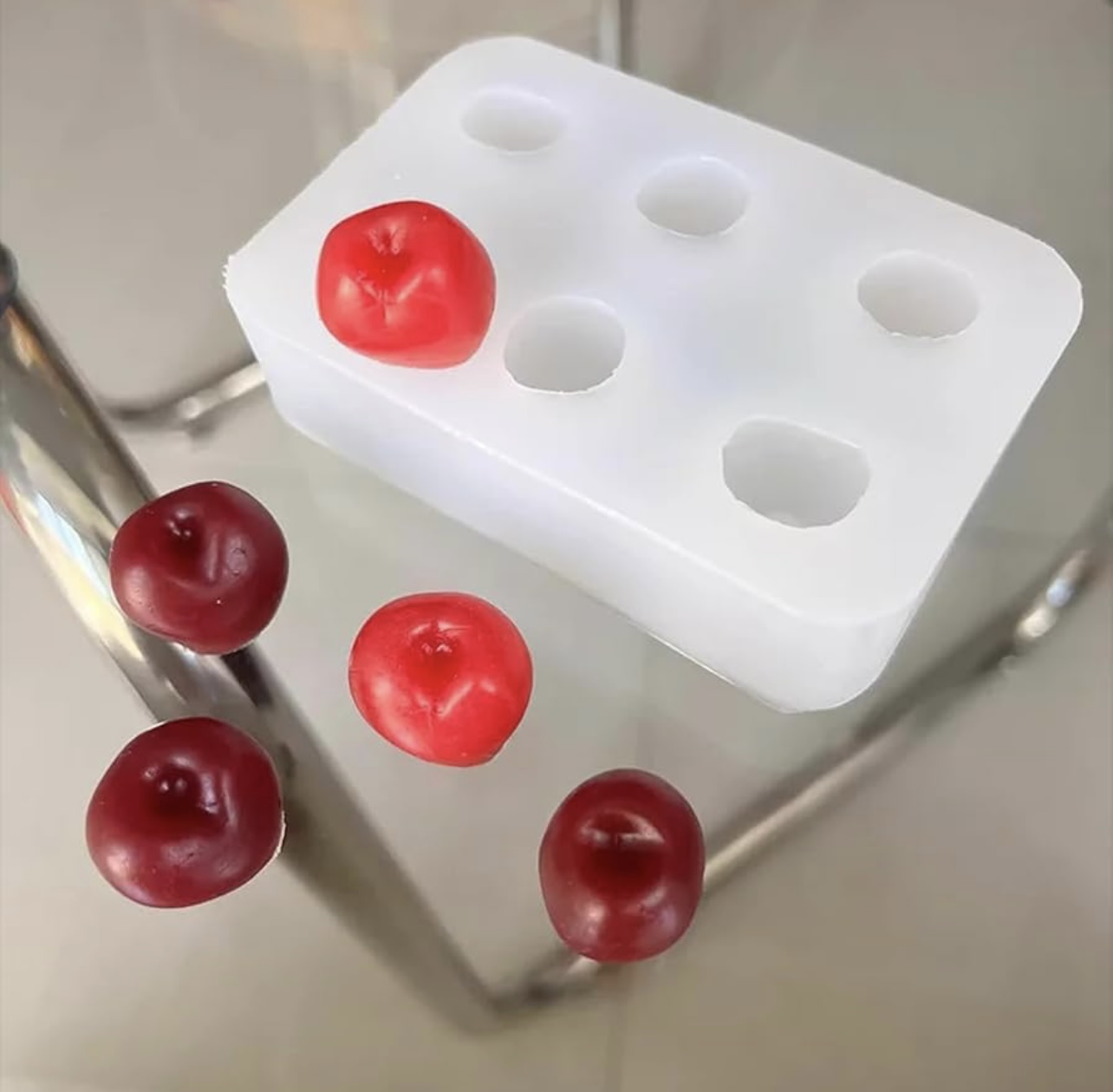 Силиконов молд за череши – 6 форми Art.№2511239 Материали за сапуни Art, Home & Decor 2 Силиконов молд за череши – 6 форми Art.№2511239