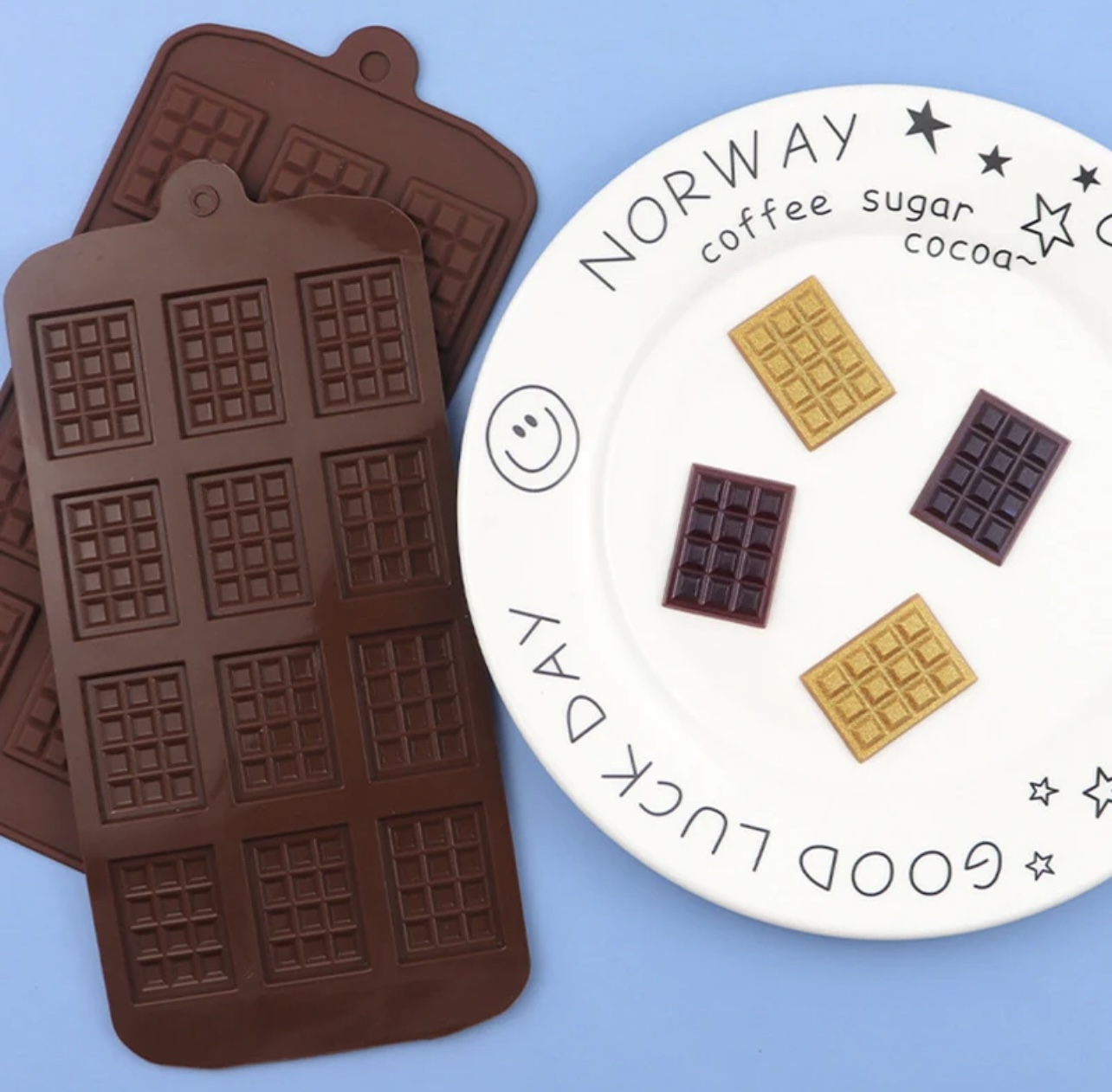 Силиконов молд за мини шоколадови блокчета- Art.№2511252 Материали за сапуни Art, Home & Decor 4 Силиконов молд за мини шоколадови блокчета- Art.№2511252 - Image 3