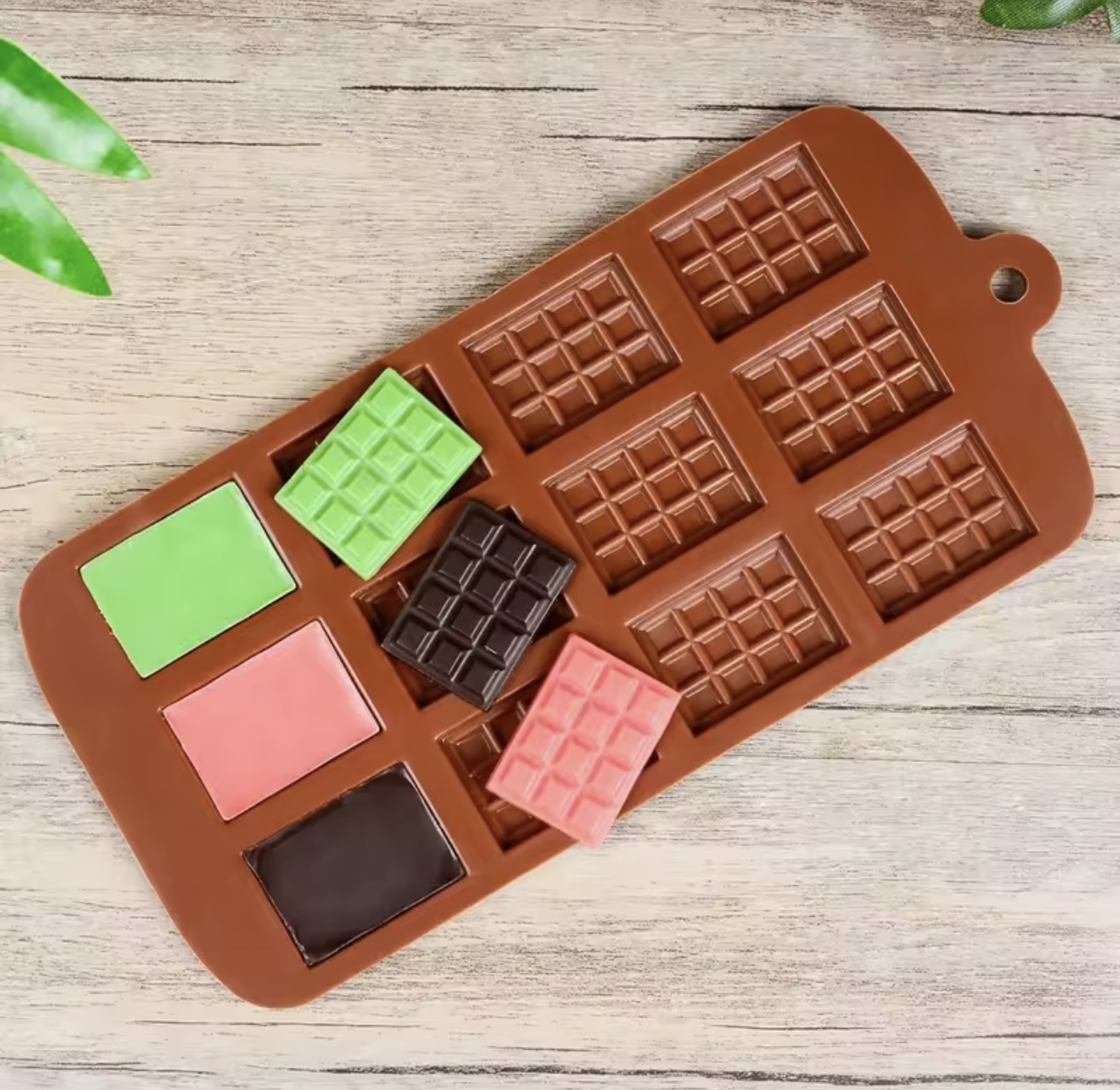 Силиконов молд за мини шоколадови блокчета- Art.№2511252 Материали за сапуни Art, Home & Decor 3 Силиконов молд за мини шоколадови блокчета- Art.№2511252 - Image 2