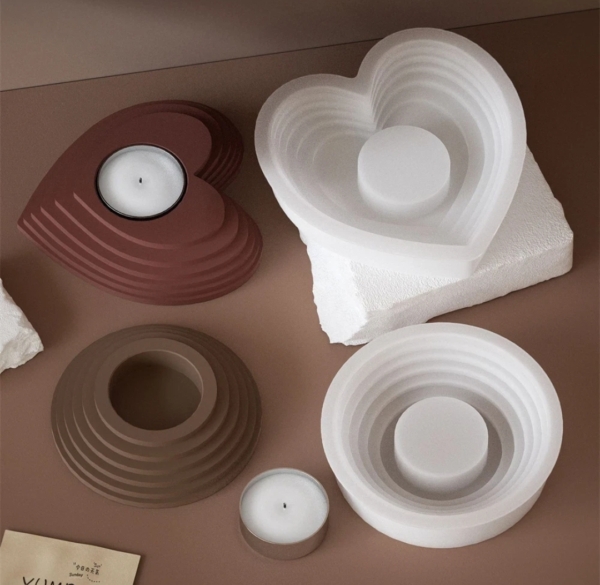 Силиконов молд свещник Сърце с многостепенен релеф-Арт. № 2511214 Молдове и калъпи Art, Home & Decor Силиконов молд свещник Сърце с многостепенен релеф-Арт. № 2511214 Молдове и калъпи Art, Home & Decor