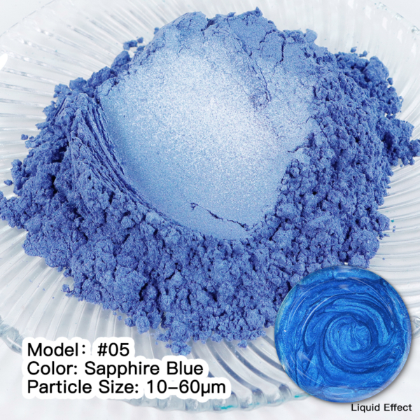 Мика Пигмент SAPPHIRE BLUE #05 Прахообразни МИКА пигменти Art, Home & Decor