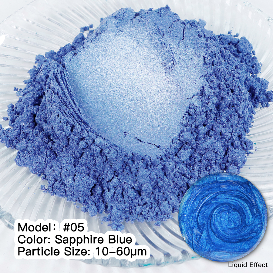 Мика Пигмент SAPPHIRE BLUE #05 Прахообразни МИКА пигменти Art, Home & Decor