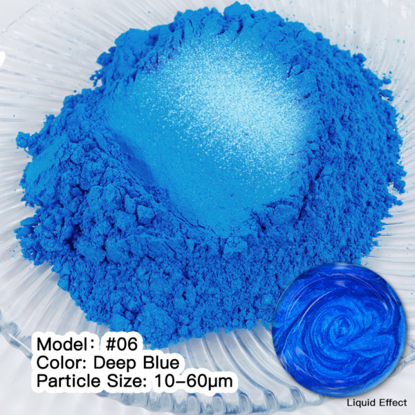Мика Пигмент DEEP BLUE #06 Прахообразни МИКА пигменти Art, Home & Decor