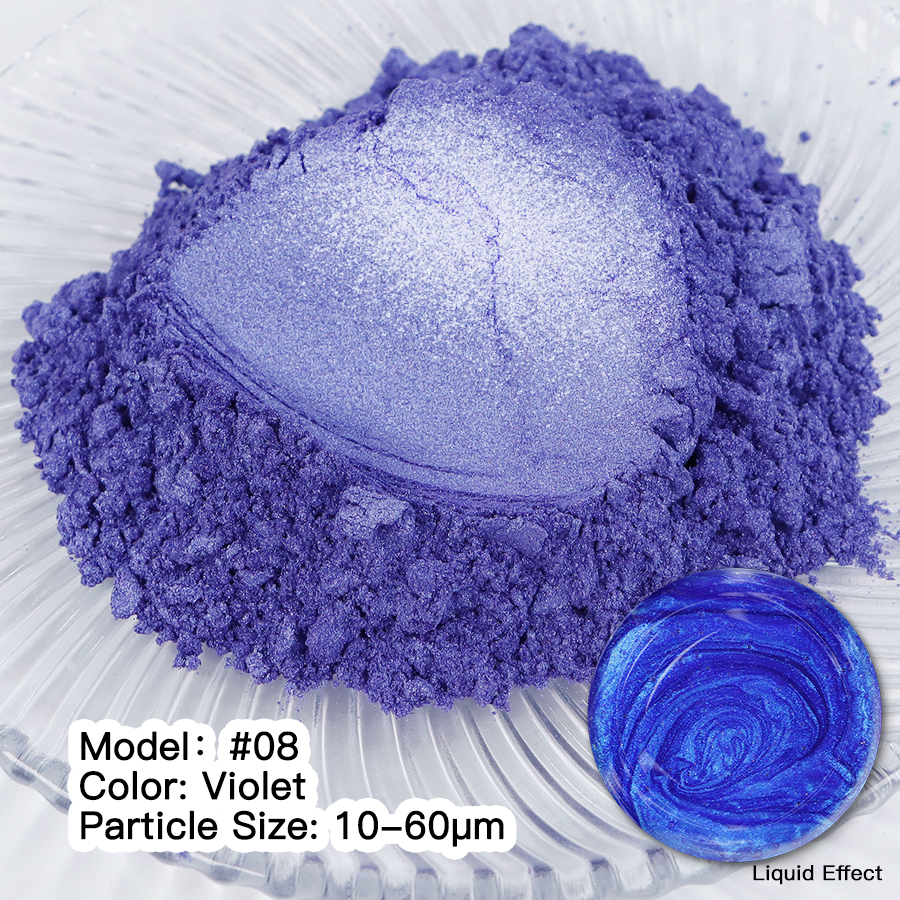 Мика Пигмент VIOLET #08 Прахообразни МИКА пигменти Art, Home & Decor