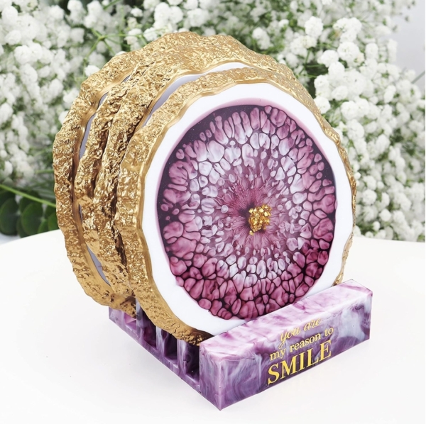 Силиконов молд подложка Геод, среден кръг – Арт. № 2511154 Молдове и калъпи Art, Home & Decor Силиконов молд подложка Геод, среден кръг – Арт. № 2511154 Молдове и калъпи Art, Home & Decor