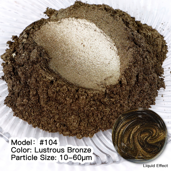 Mica Pigment LUSTROUS BRONZE #104 Powdered MICA Pigments Art, Home & Decor Mica Pigment LUSTROUS BRONZE #104 Powdered MICA Pigments Art, Home & Decor