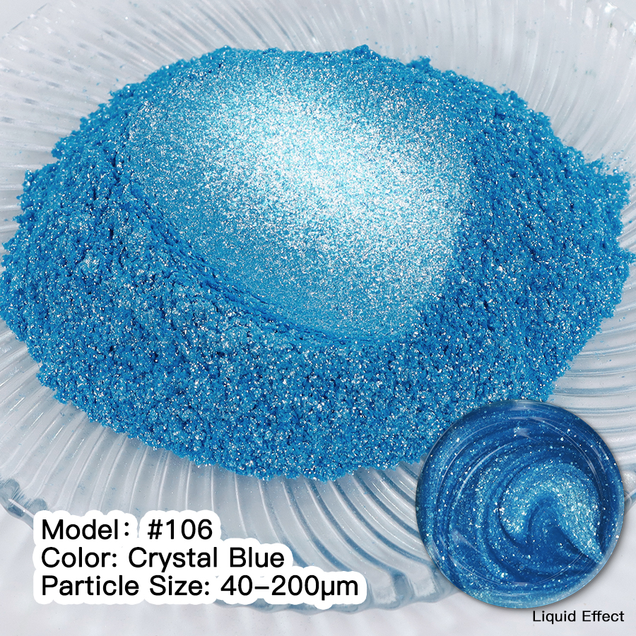 Мика Пигмент CRYSTAL BLUE #106 Оцветители и пигменти Art, Home & Decor