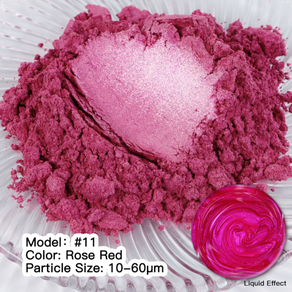 Мика Пигмент ROSE RED # 11 Прахообразни МИКА пигменти Art, Home & Decor