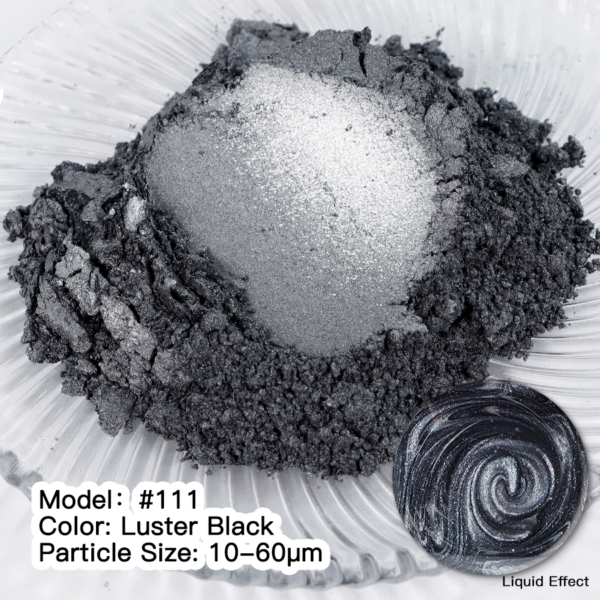 Mica Pigment LUSTER BLACK #111 Powdered MICA pigments Art, Home & Decor Mica Pigment LUSTER BLACK #111 Powdered MICA pigments Art, Home & Decor