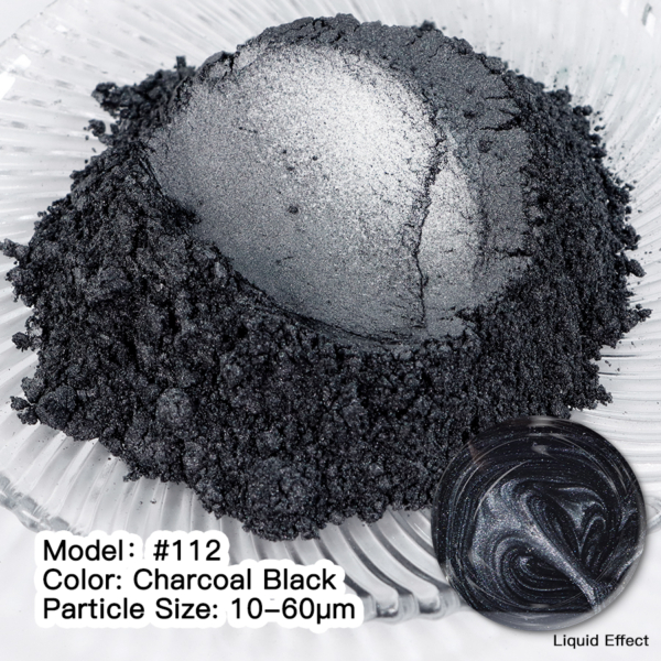 Mica Pigment CHARCOAL BLACK #112 Powdered MICA pigments Art, Home & Decor Mica Pigment CHARCOAL BLACK #112 Powdered MICA pigments Art, Home & Decor