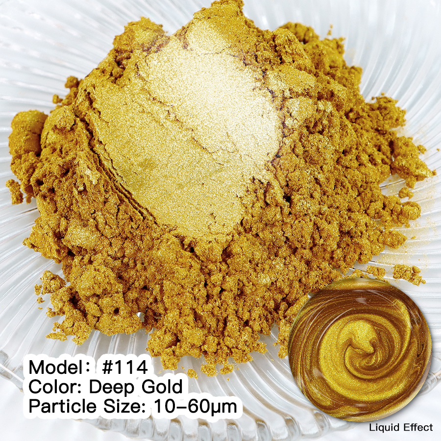 Мика Пигмент DEEP GOLD #114 Прахообразни МИКА пигменти Art, Home & Decor