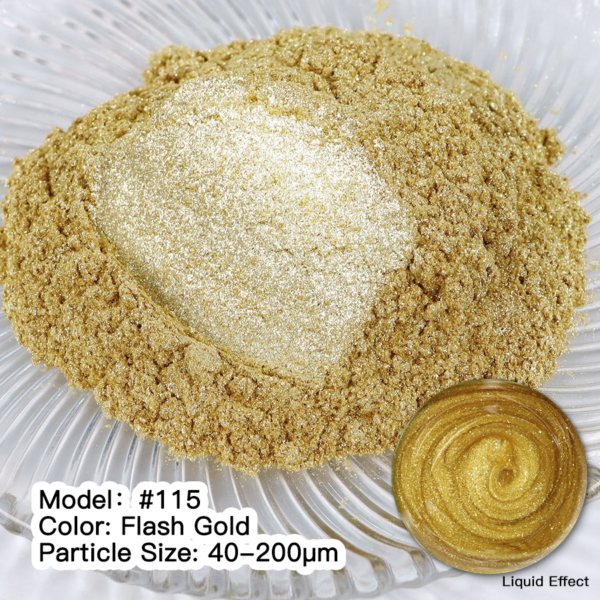 Mica Pigment FLASH GOLD #115 Powdered MICA pigments Art, Home & Decor Mica Pigment FLASH GOLD #115 Powdered MICA pigments Art, Home & Decor
