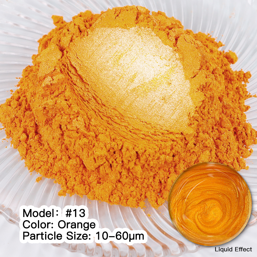 Мика Пигмент ORANGE # 13 Прахообразни МИКА пигменти Art, Home & Decor