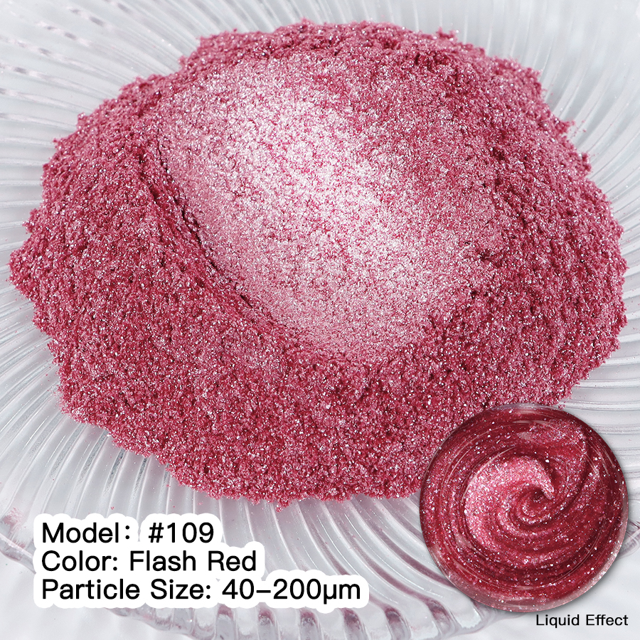 Мика Пигмент FLASH RED № 109 Оцветители и пигменти Art, Home & Decor