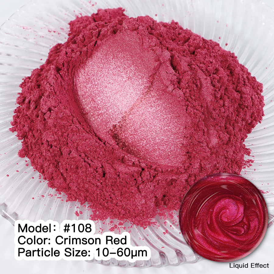 Мика Пигмент CRIMSON RED # 108 Прахообразни МИКА пигменти Art, Home & Decor