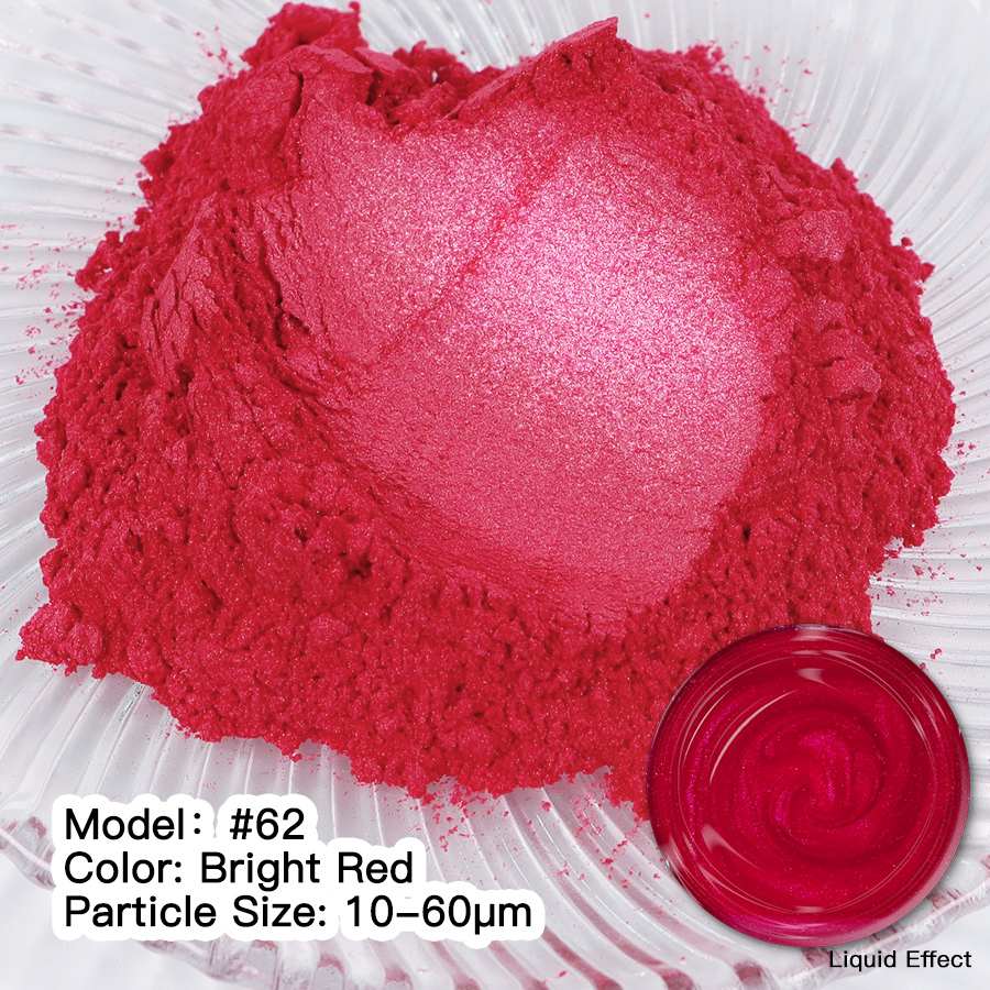 Мика Пигмент BRIGHT RED № 62 Оцветители и пигменти Art, Home & Decor