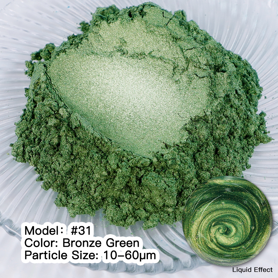 Мика Пигмент BRONZE GREEN #31 Оцветители и пигменти Art, Home & Decor