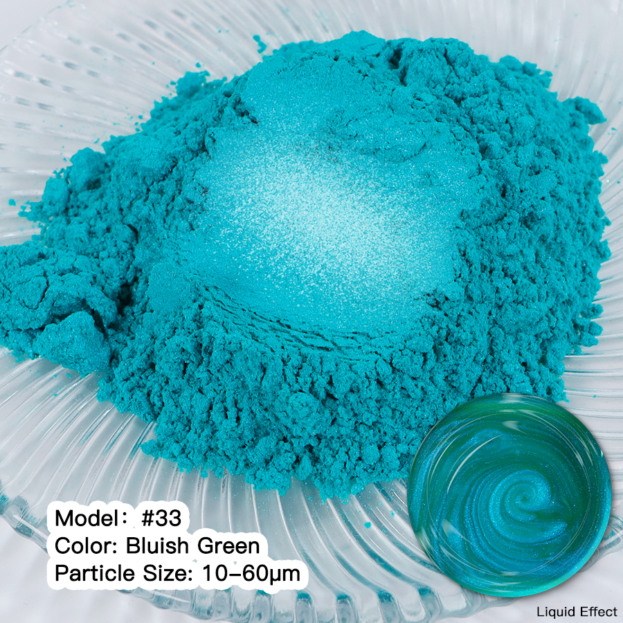 Мика Пигмент BLUISH GREEN #33 Оцветители и пигменти Art, Home & Decor