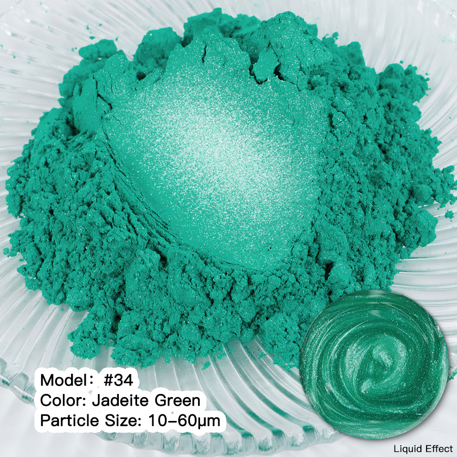 Мика Пигмент JADEITE GREEN #34 Оцветители и пигменти Art, Home & Decor