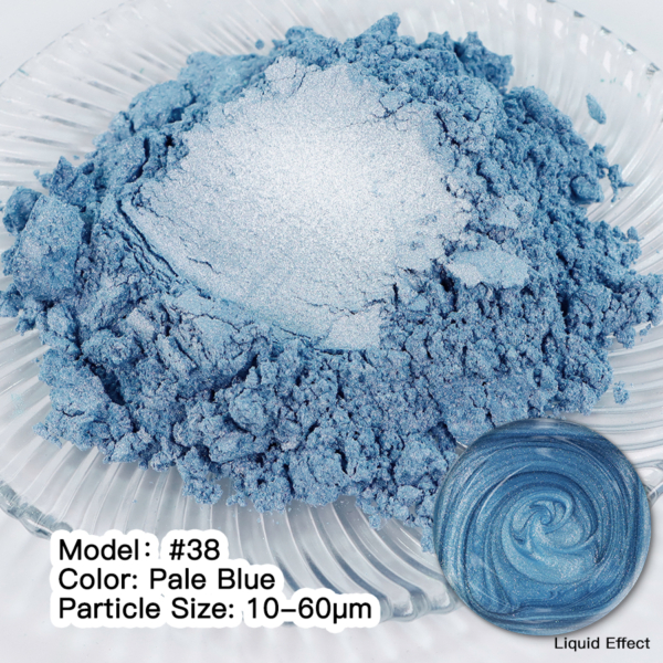 Мика Пигмент PALE BLUE #38 Прахообразни МИКА пигменти Art, Home & Decor Мика Пигмент PALE BLUE #38 Прахообразни МИКА пигменти Art, Home & Decor