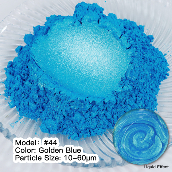 Μίκα Πίγμα GOLDEN BLUE #44 Σκόνη ΜΙΚΑ πίγματα Art, Home & Decor