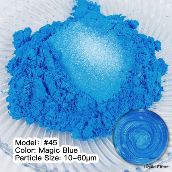 Мика Пигмент MAGIC BLUE #45 Прахообразни МИКА пигменти Art, Home & Decor Мика Пигмент MAGIC BLUE #45 Прахообразни МИКА пигменти Art, Home & Decor