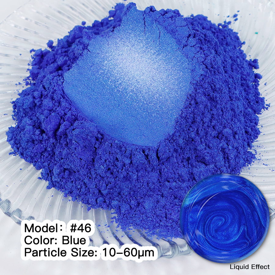 Мика Пигмент BLUE #46 Прахообразни МИКА пигменти Art, Home & Decor