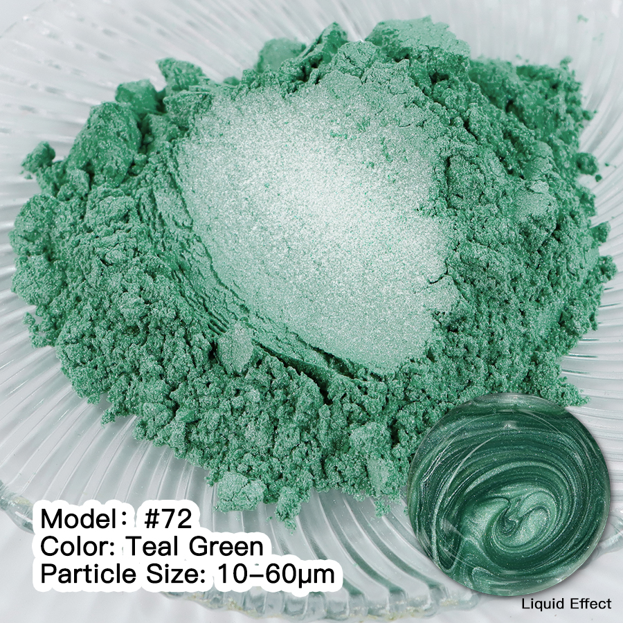 Мика Пигмент TEAL GREEN #72 Оцветители и пигменти Art, Home & Decor