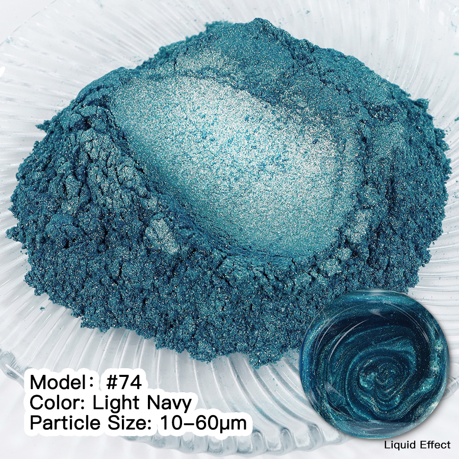 Мика Пигмент LIGHT NAVY #74 Прахообразни МИКА пигменти Art, Home & Decor