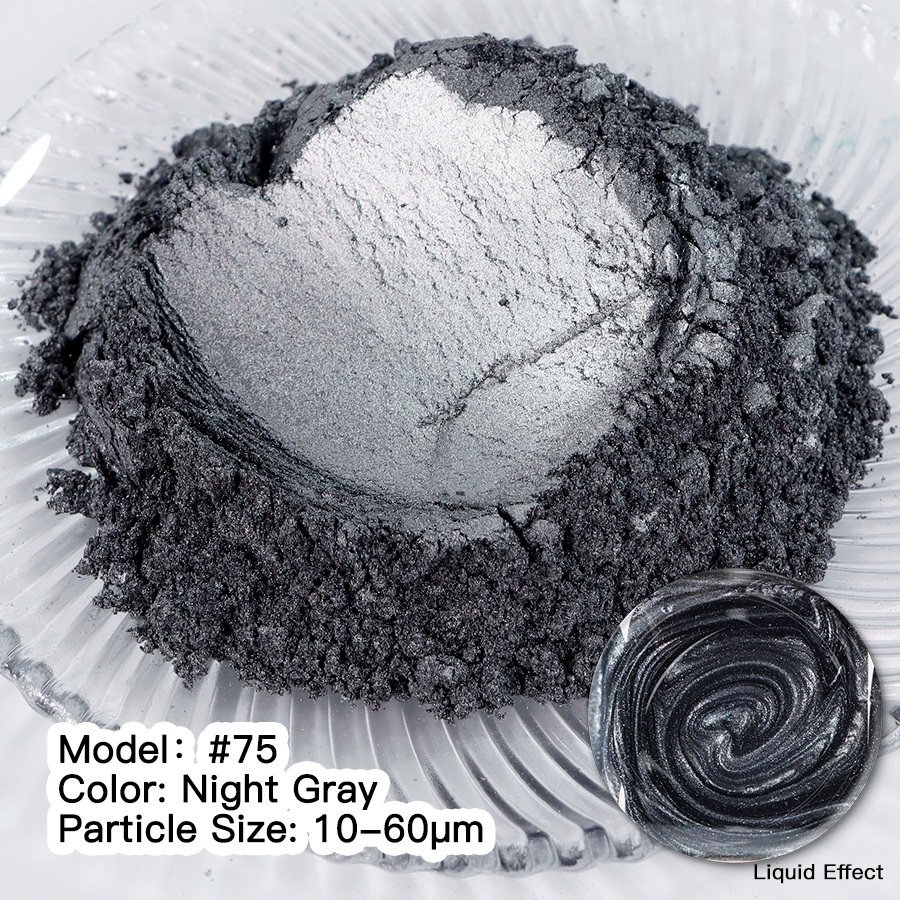 Мика Пигмент NIGHT GRAY #75 Оцветители и пигменти Art, Home & Decor