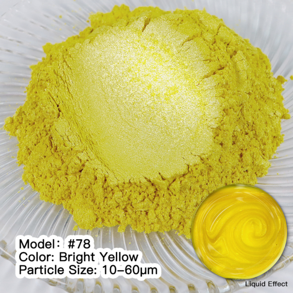 Мика Пигмент RIGHT YELLOW #78 Прахообразни МИКА пигменти Art, Home & Decor