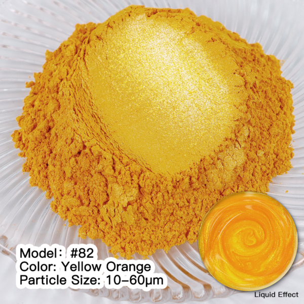 Мика Пигмент YELLOW ORANGE #82 Прахообразни МИКА пигменти Art, Home & Decor Мика Пигмент YELLOW ORANGE #82 Прахообразни МИКА пигменти Art, Home & Decor