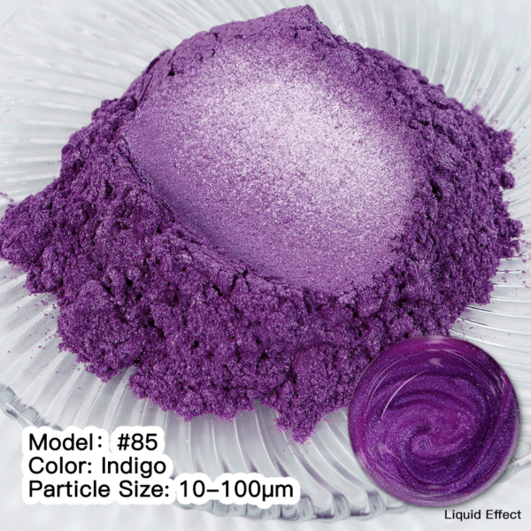 Pigment Mica INDIGO #85 Pigmenți MICA pulbere Artă, Casă & Decor