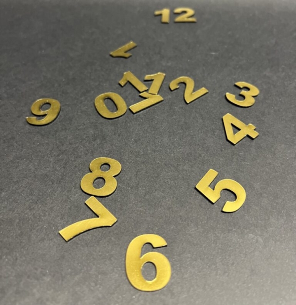 Gold clock numbers, small – 1.7 cm. Craft and Hobby materials Art, Home & Decor Gold clock numbers, small – 1.7 cm. Craft and Hobby materials Art, Home & Decor