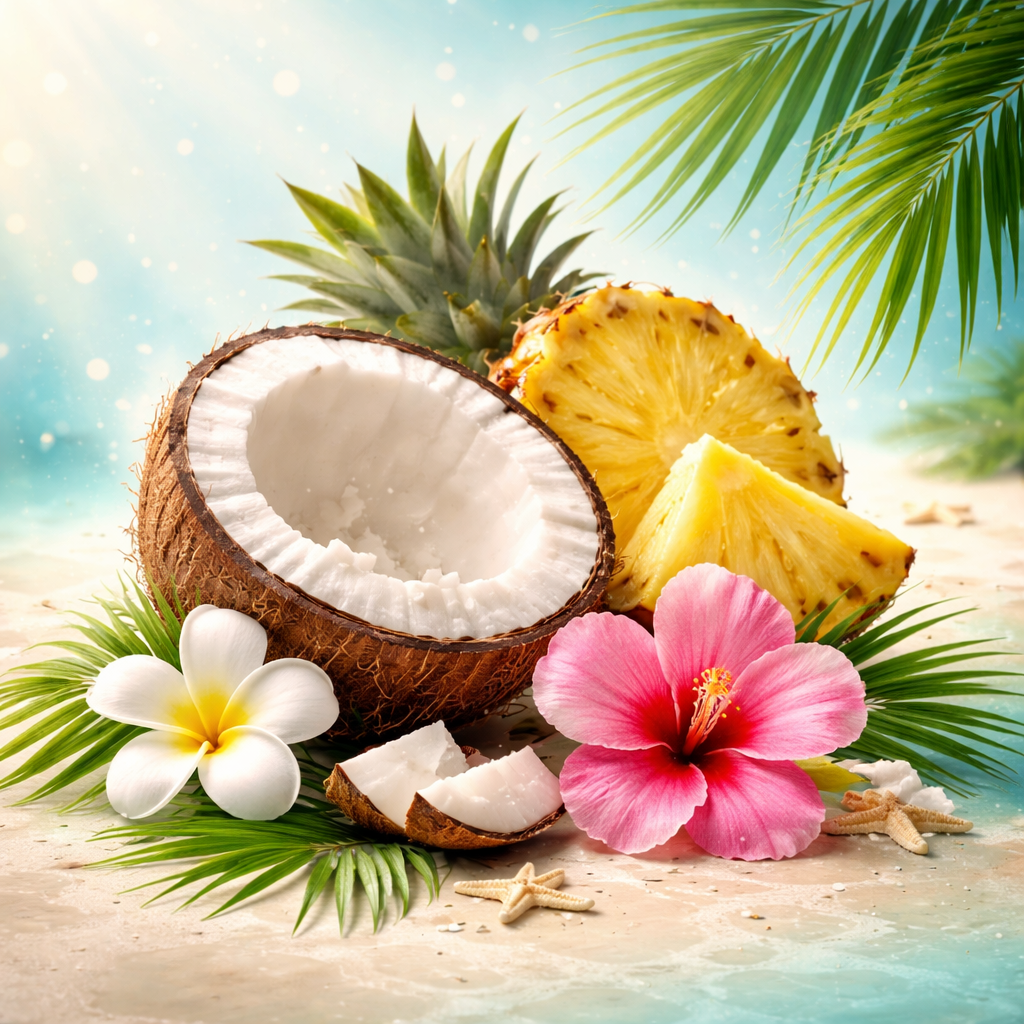 #15 Аромат-“Aloha Oahu”-20мл Материали за свещи Art, Home & Decor