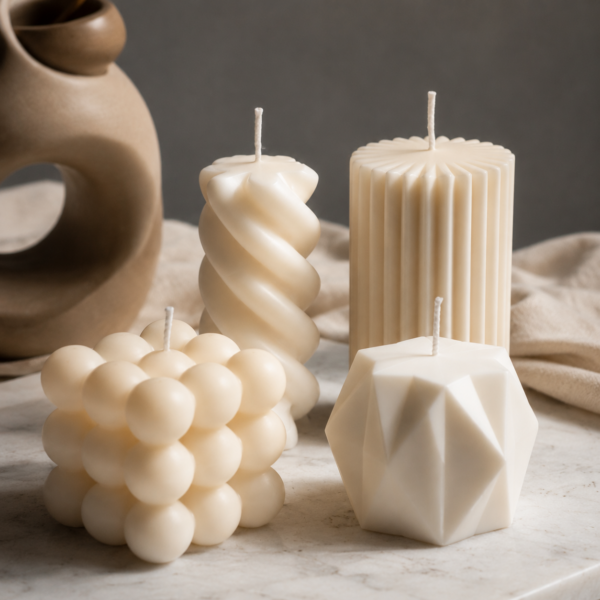 EcoSoya Pillar Blend-натурален соев восък за свободностоящи свещи - Image 7