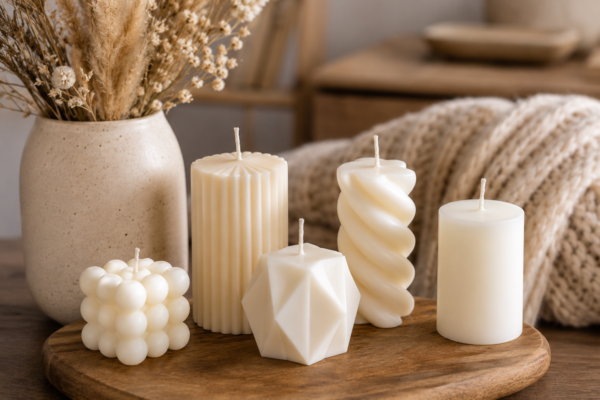 EcoSoya Pillar Blend-натурален соев восък за свободностоящи свещи - Image 5