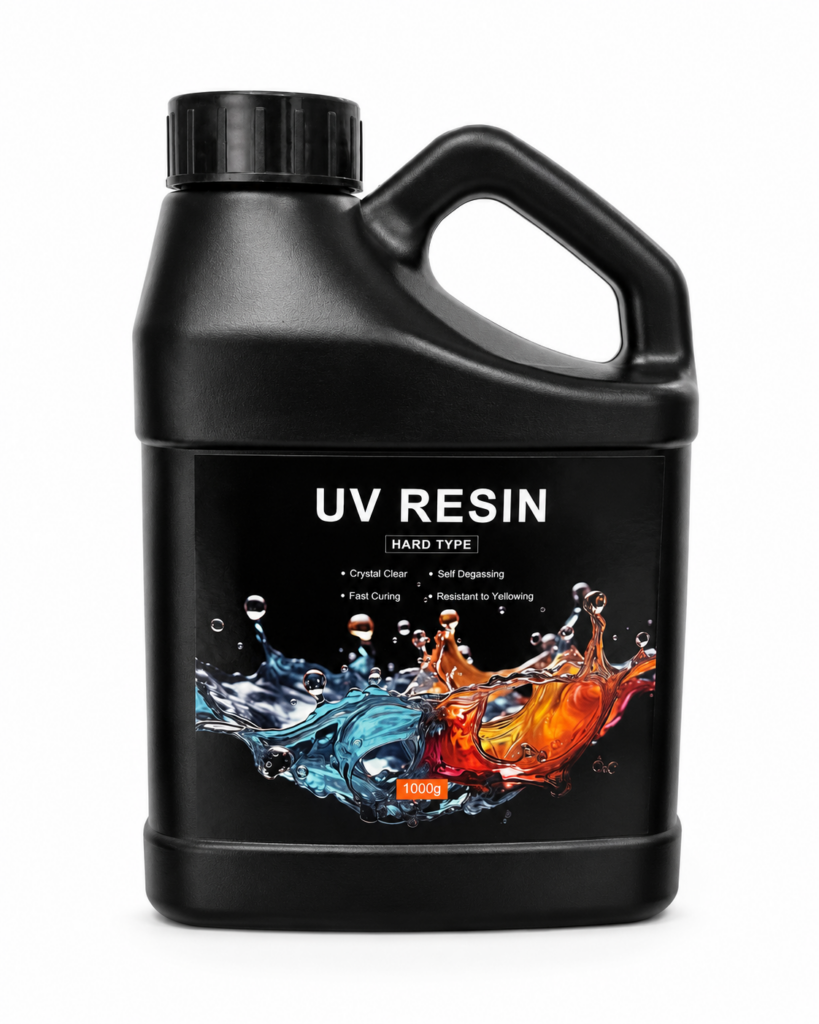UV смола Hard Type – кристално прозрачна, 1000 г Епоксидни смоли Art, Home & Decor