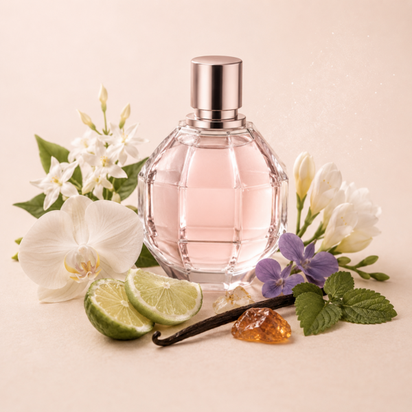 #52 Парфюмен аромат Flowerbomb Материали за сапуни Art, Home & Decor