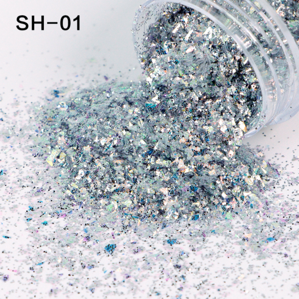 Brocart pentru decorație mix holografic argintiu – SH-01 Brocart și mini decorațiuni Art, Home & Decor Brocart pentru decorație mix holografic argintiu – SH-01 Brocart și mini decorațiuni Art, Home & Decor