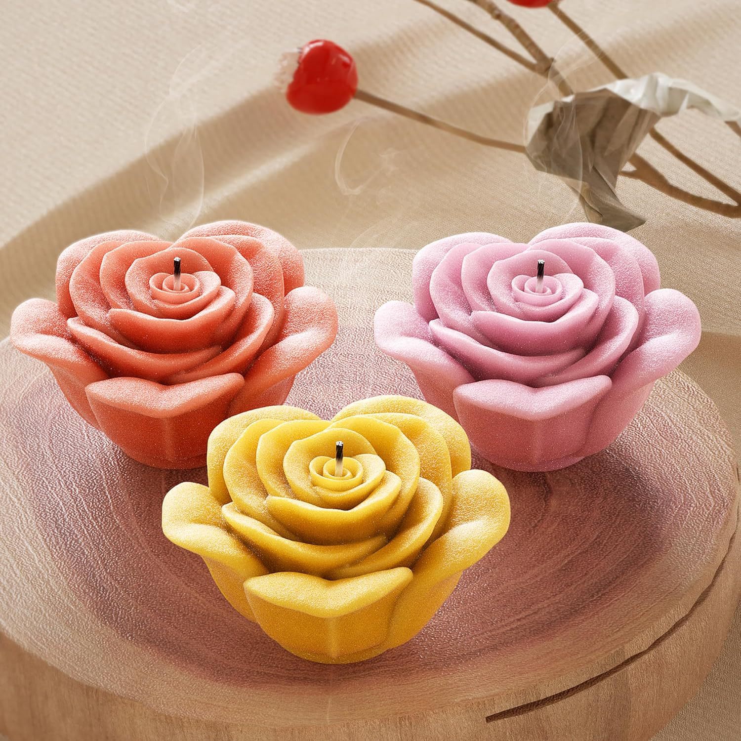 Силиконов молд Гладка Роза 3D №260786 Молдове /Калъпи за Свещи Art, Home & Decor 15 Силиконов молд Гладка Роза 3D №260786 - Image 4