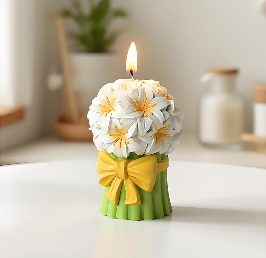 Силиконов молд Букет Лилии 3D №2607134 Молдове /Калъпи за Свещи Art, Home & Decor 13 Силиконов молд Букет Лилии 3D №2607134 - Image 2