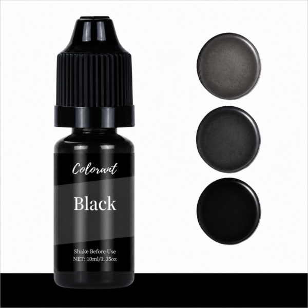 Течен оцветител за восък – Black / Черен 10 мл Оцветители за свещи Art, Home & Decor