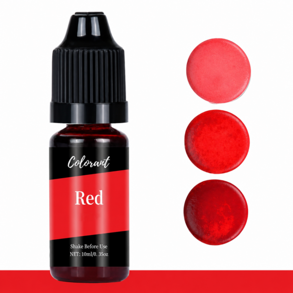 Течен оцветител за восък – Red / Червен 10 мл Оцветители за свещи Art, Home & Decor