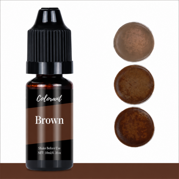 Течен оцветител за восък – Brown / Кафяв 10 мл Оцветители за свещи Art, Home & Decor