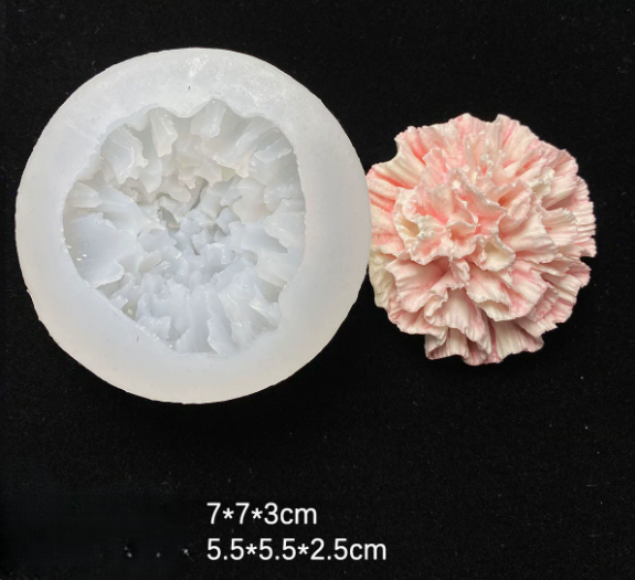 Силиконов молд Карамфил 3D №2607131 Молдове /Калъпи за Свещи Art, Home & Decor